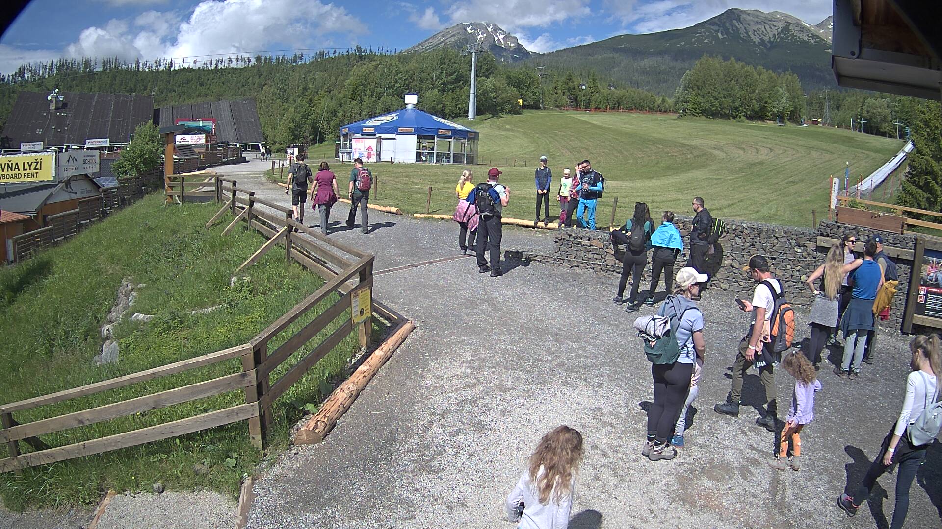 High Tatras tatranska Lomnica webcam - 